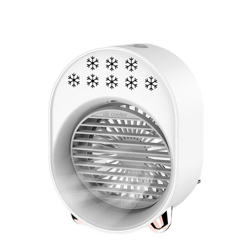 Ventilatore personale del dispositivo di raffreddamento di aria dell'ufficio ricaricabile della luce notturna dell'umidificatore di velocità del vento di 3-Gear Hot3-in-1