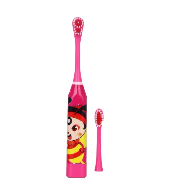 Acoustic electric toothbrush for children, oral hygiene, dental care, batteries.