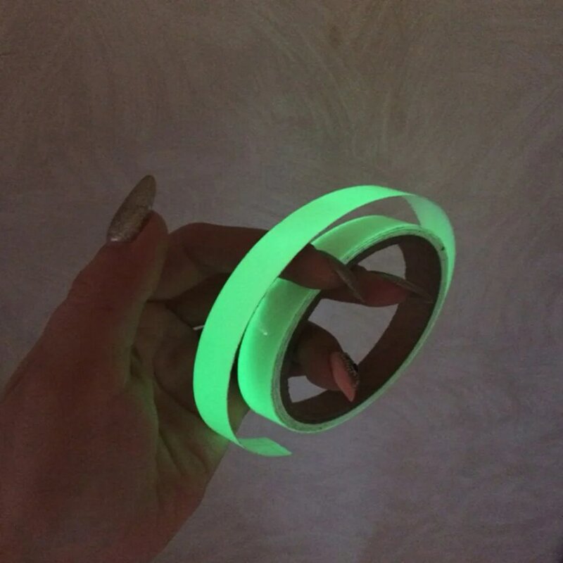 3M 10/12/15mm Luminous Tape Night Vision Glow In Dark Self-adhesive Warning Tape Safety Security Home Decoration Tapes