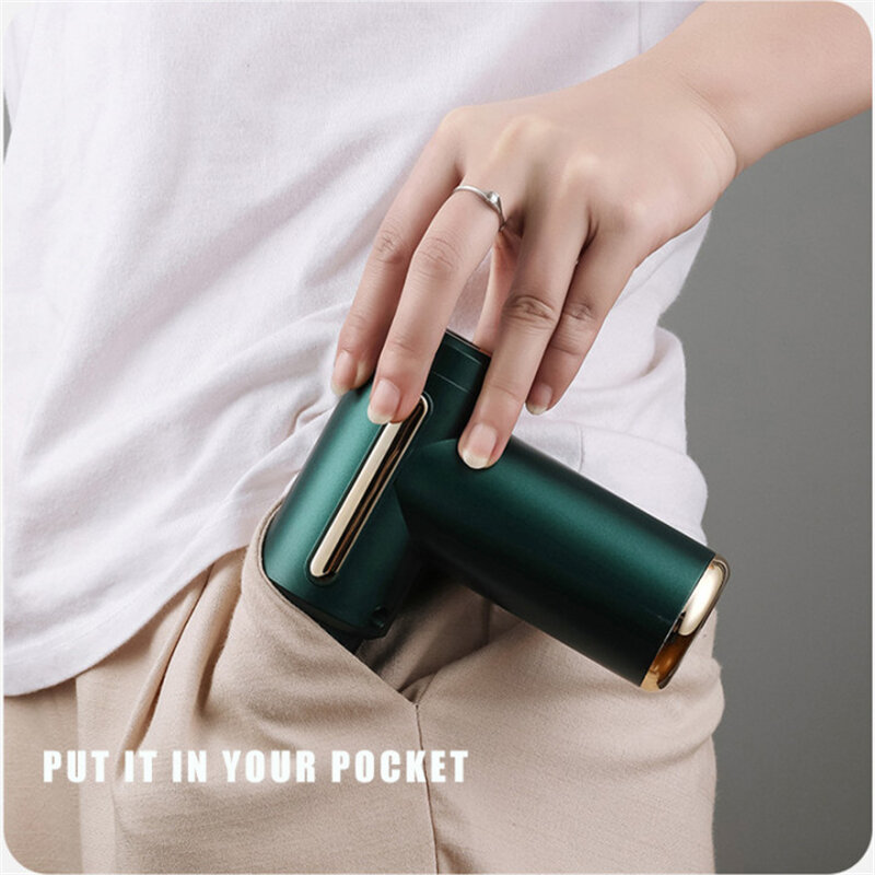 Abnehmen Fascial Gun Muscle Massage Pistole Mini Tasche Vibration Elektrische Zurück Neck Massager Gun für Körper Tiefe Relief Schmerzen