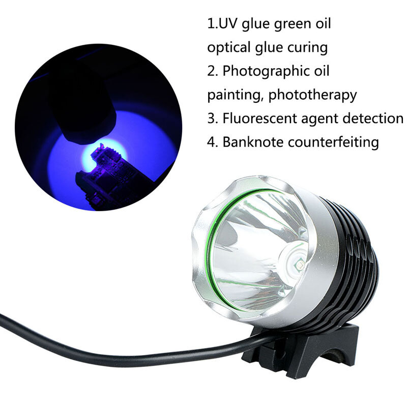 USB UV แสงอัลตราไวโอเลตสีเขียวน้ำมันกาวบ่มเครื่องเป่าหลอดไฟ LED แสงอัลตราไวโอเลตสำหรับฆ่าเชื้...