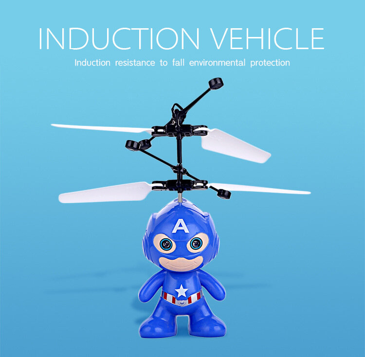 Jouet RC garçon détection mouche suspendue induction avion hélicoptère télécommande