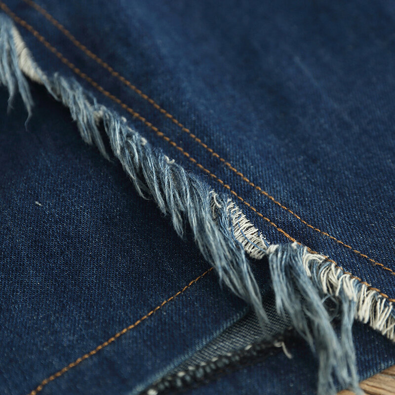 Herbst Übergroßen Jeans Midi Rock Frauen Vintage Weiblichen Beiläufigen Losen Fransen Elastische Hohe Taille Korean Unregelmäßigen Jeans Röcke
