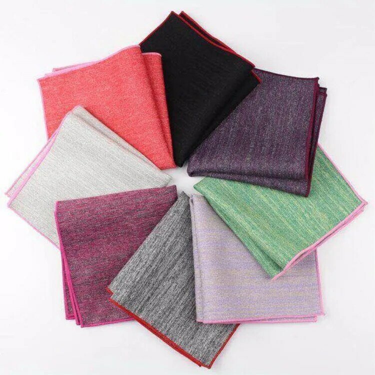 Matagorda – serviette de poche en coton pour hommes, accessoires pour Banquet et mariage, petite serviette carrée, mouchoir, écharpe, cravate