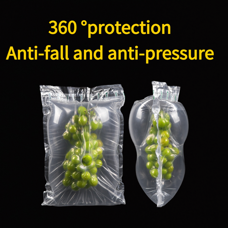 Упаковка для винограда, надувные мешки, защита от падения, амортизирующие, для упаковки фруктов, защитная пузырчатая сумка
