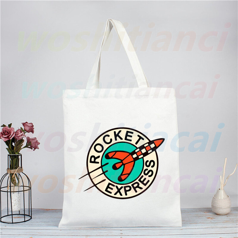 Cartoon TINTIN zabawna torba na zakupy Eco Canvas Shopper Bolsas De Tela torba na zakupy wielokrotnego użytku Sacolas