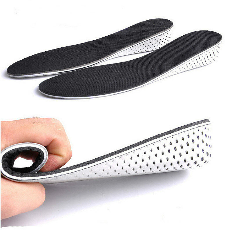 Comfortable Hard Breathable Memory Foam Height Increase Insole Heel Lifting Inserts Shoe Lifts Shoe Pads Elevator Insoles Unisex