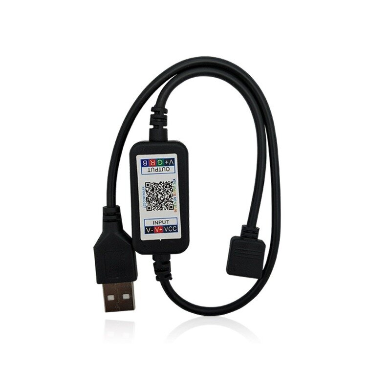 MINI RGB Bluetooth USB Music Controller 5V RGB LED Controller 5VสำหรับไฟLED Strip 5630 5050 3528 2835