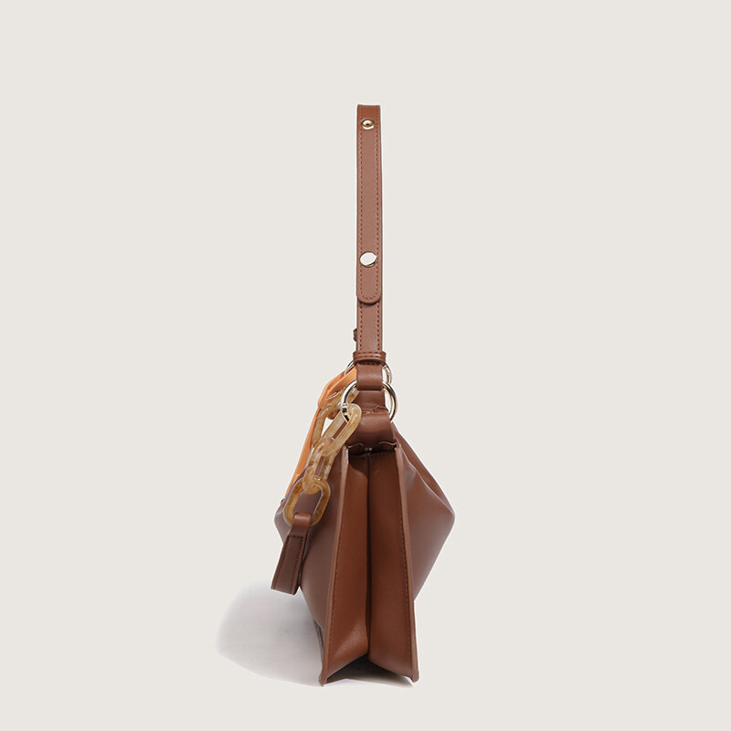 Сумка-тоут DN Женская Повседневная, саквояж на плечо, сумочка большой вместимости в минималистичном стиле, однотонный клатч