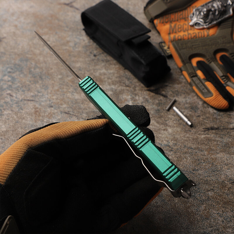 باونتي هنتر OTF التلقائي سكين التخييم الصيد للطي شفرة التكتيكية الدفاع عن النفس EDC أداة متعددة الأغراض جيب أداة