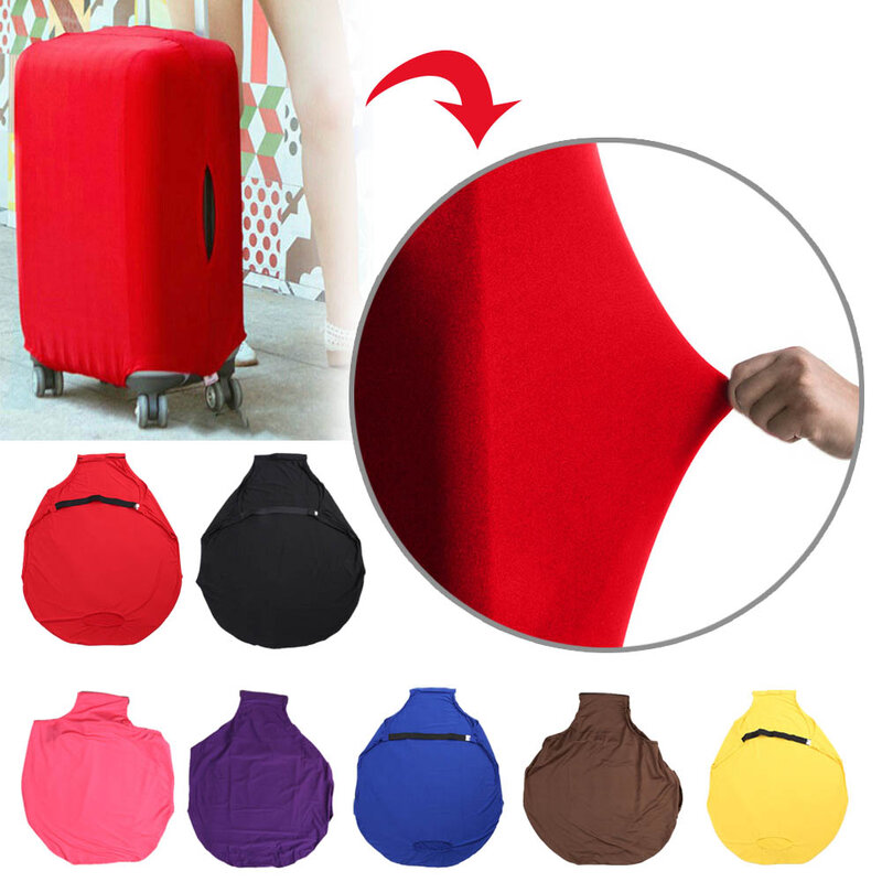 Reizen Elastische Bagage Cover Protector Stretch Stof Rits Koffer Beschermende Covers Travel Accessoires Case Voor Bagage