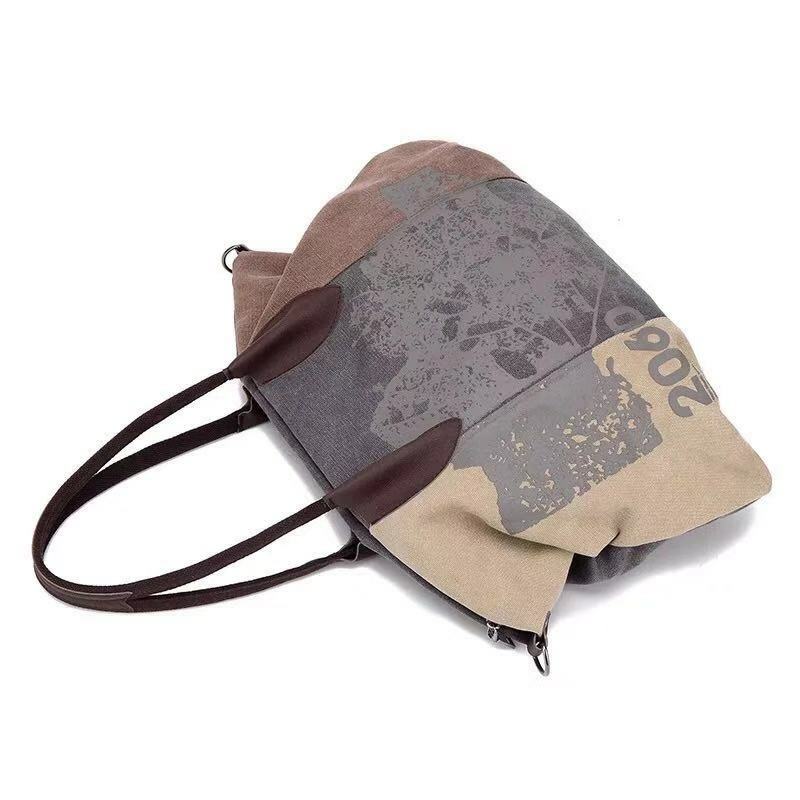 Women Fashion Canvas Handbags Retro Large Capacity Female Shoulder Bags Stylish Casual Crossbody Bags Classic Solid Totes 2019