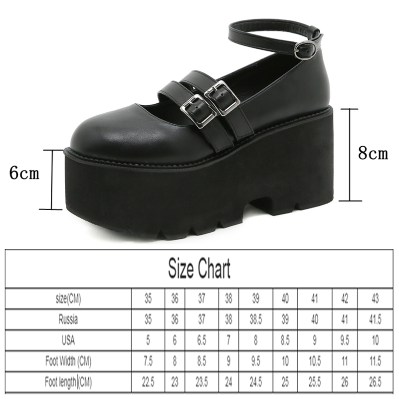 AIYUQI Sepatu Hak Tinggi Wanita Musim Panas Baru 2021 Gesper Sabuk Mulut Dangkal Sepatu Wanita Hak Tebal 8CM Sepatu Platform Mary Jane