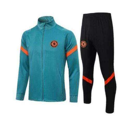 2021 KANTE WILLIAN футбольный спортивный костюм, Геометрическая куртка на молнии для тренировок WERNER ZIYECH HAVERTZ PULISIC