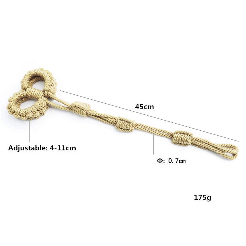 50 センチメートル調整可能なセックス手錠ボンデージ拘束ロープスレーブロールプレイ大人のおもちゃフェチ緊縛セックス大人の製品