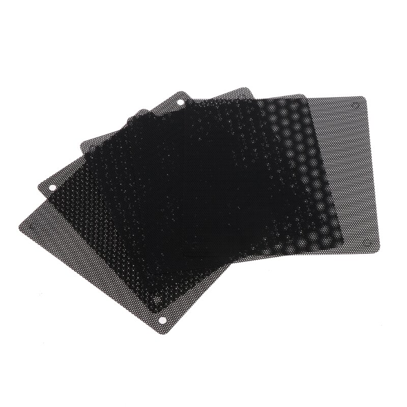 5Pc Computer Mesh PVC Case Fan Dust Filter Dustproof Cover Chassis Dust Cover