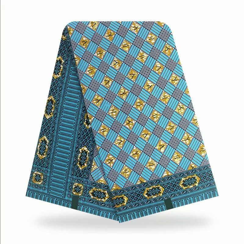 Nowa afrykańska oryginalna prawdziwa wosk 100% bawełna wosk tkanina ankara tkanina na sukienkę afrykański nadruk tkanina suknie ślubne tkaniny