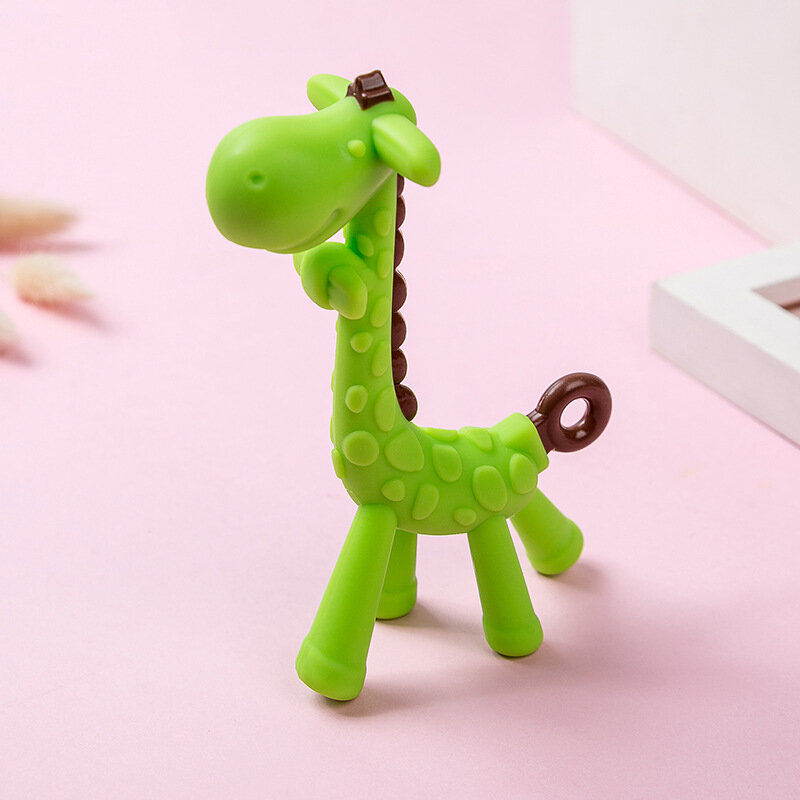 Детский силиконовый Прорезыватель для зубов в виде жирафа