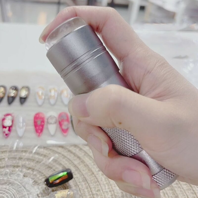 Lámpara UV de mano para manicura, esmalte de Gel para secar uñas artísticas de silicona, lámpara para secar uñas