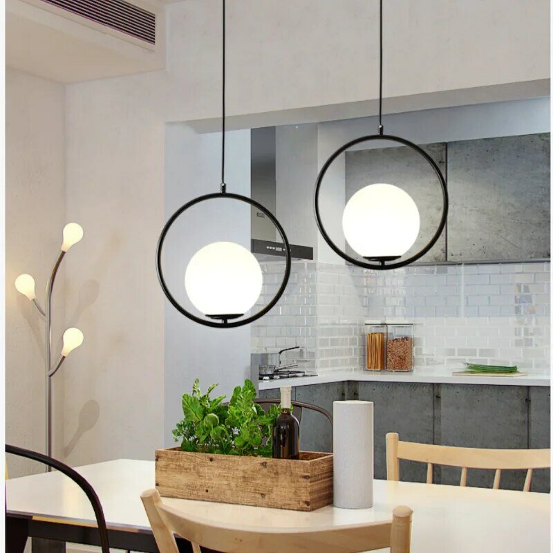 الحديثة قلادة LED أضواء المنزل الديكور غرفة المعيشة السرير شنقا مصابيح المطبخ داخلي تركيبات إضاءة غرفة الطعام الإضاءة
