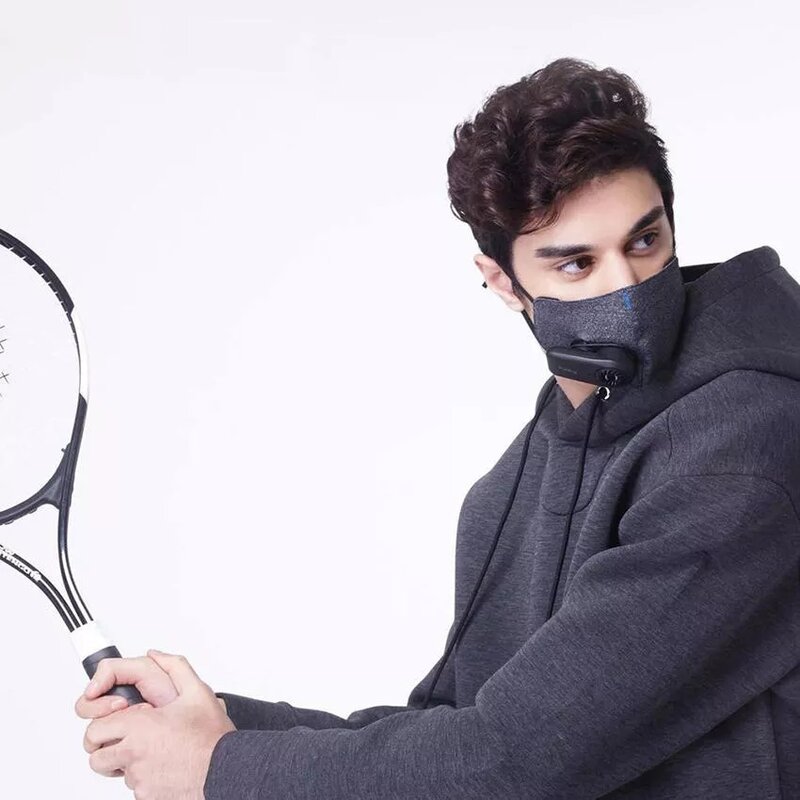 Nowość youpin czysto elektryczna maska powietrzna przeciw zanieczyszczeniom respirator PM2.5 filtr ruch kurz maska chroniąca od zanieczyszczeń