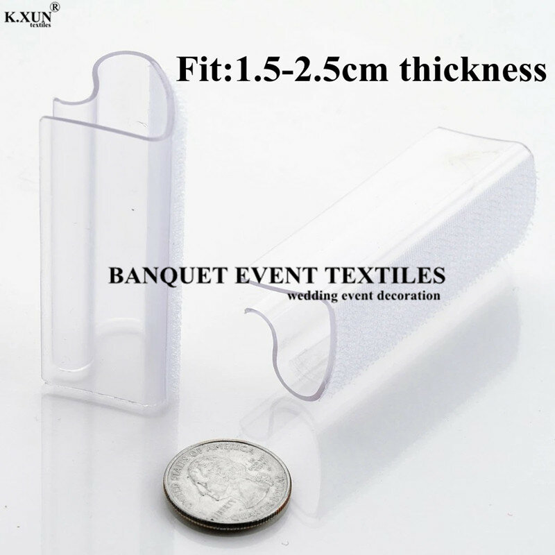 5 pces vendidos ajustável grande mesa de plástico saia clipe banquete toalha clipes para a decoração do casamento