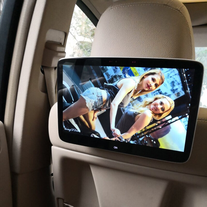 Stecker Und Spielen Installation Auto TV Bildschirme Android 9,0 Kopf Rest Monitor Für Mercedes Benz Hinten Sitz Unterhaltung System 2PCS