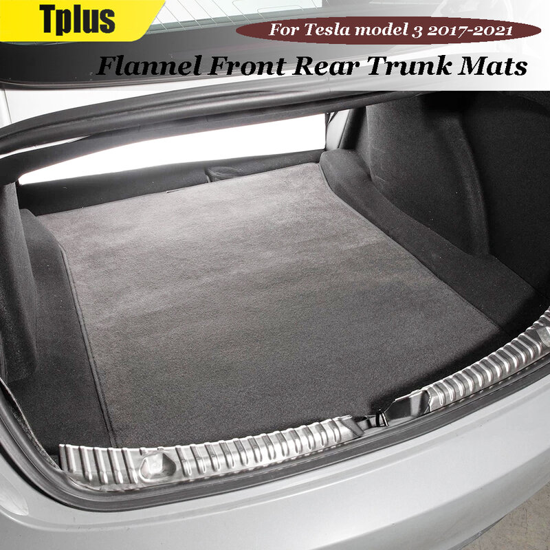Tesla Model 3 Trunk Mat Floor protection Model Y Protective Pads Carpet boot mat Accessories Model 3 2017-2021 mat