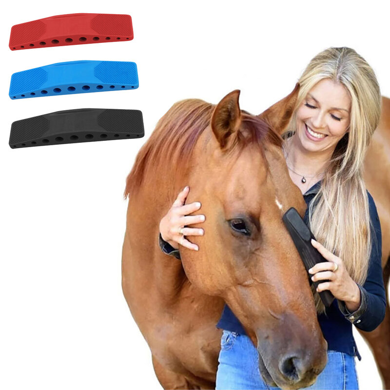 6in1 Ngựa Bàn Chải Loại Bỏ Lông Bàn Chải Massage Mồ Hôi Bộ Vệ Sinh Cọ Rửa Ngựa Chải Lông Ngựa Rụng Lông Công Cụ Cưỡi Ngựa Tiếp Liệu
