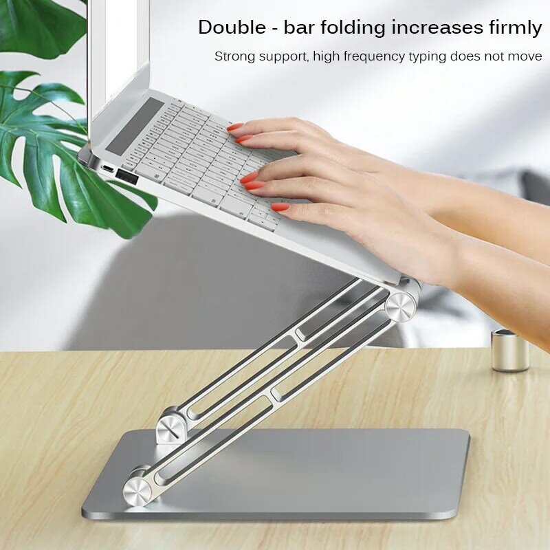 Untuk Notebook Laptop Berdiri untuk MacBook Pro Notebook Berdiri Lipat Aluminium Aloi Tablet Berdiri Braket Laptop Pemegang