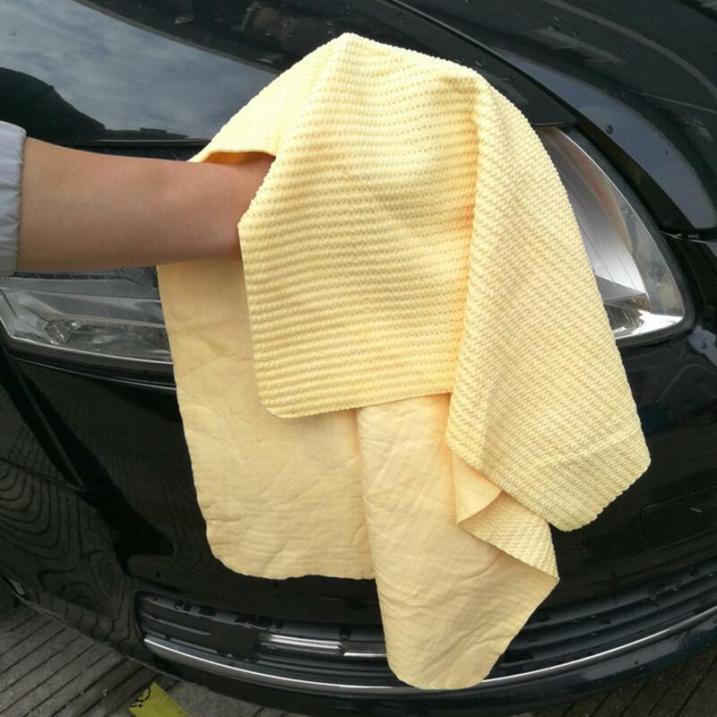 Paño de limpieza grueso para automóvil, toalla de lavado de secado y pulido, suave, PVA, 66x43cm