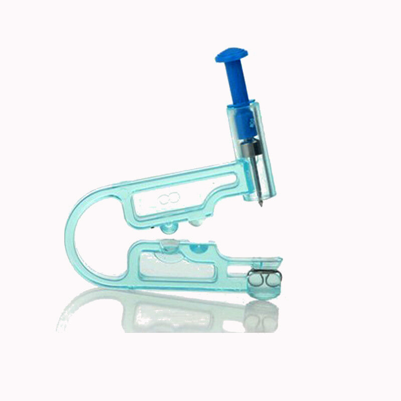 Pistola de Piercing de oreja de seguridad desechable, Kit de Piercing de oreja portátil, sin dolor, sin bacterias, higiénica, con pasador, práctico