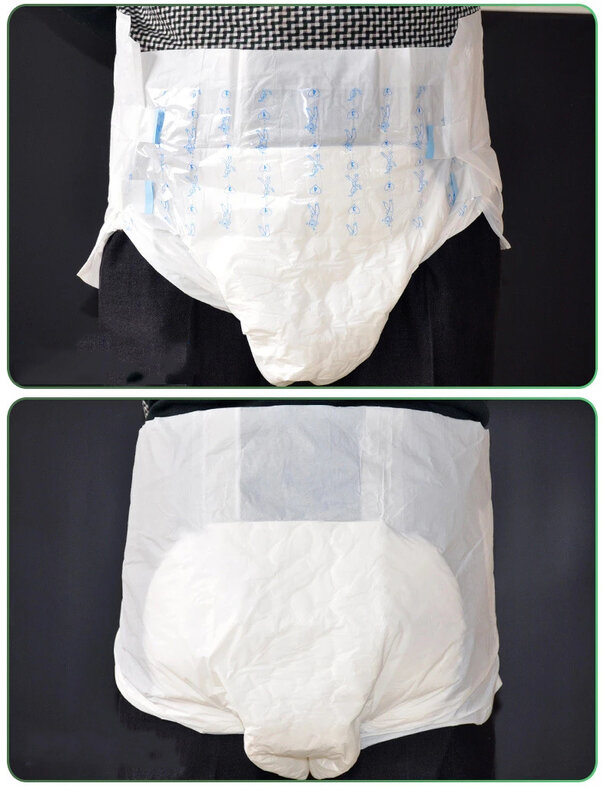 Pantalones de 20 piezas para adultos, almohadilla de lactancia superrápida, absorbente, transpirable, tela no tejida, 3 capas, 1500ml