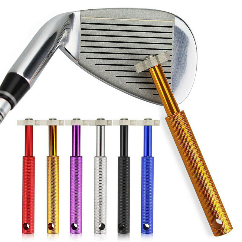 6 Colors Golf Sharpener Club Grooving Sharpening Tool Golf Club Sharpener Strong Alloy Wedge Golf Club Grooving Sharpening Tool