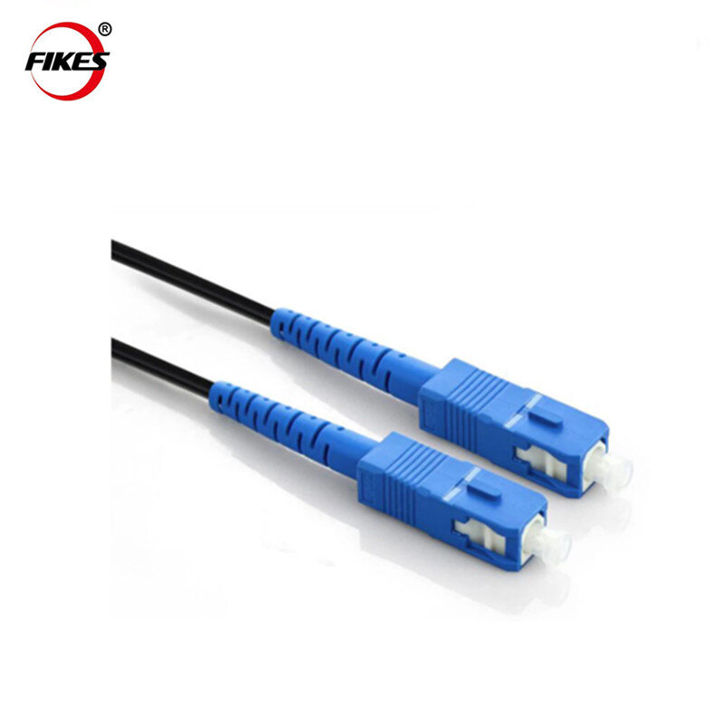 Cable de caída al aire libre SC UPC Simplex FTTH, Cable de parche de caída de modo único, Cable de parche de fibra óptica FTTH, puente de fibra óptica
