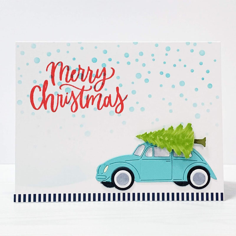 Decoração de carro luxuosa bonita árvore de natal, moldes de corte de metal, álbum de scrapbooking, cartões de papel diy, novo 2019