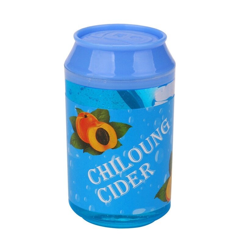6 cores sólidas latas flash pó claro scented stress alívio brinquedo lama argila lodo plasticina brinquedos para criança