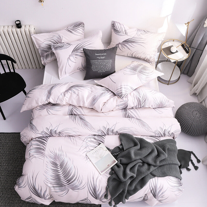 New Arrival 3pcs Bedding Set Marble Geometric Duvet Cover Sets With Pillowcase Quilt Cover Double sided Bed Linings Bedclothes