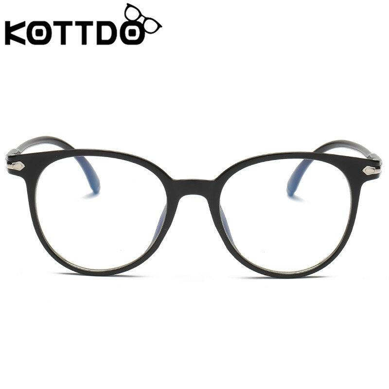 KOTTDO-gafas transparentes de moda para mujer, montura de gafas de ojos de gato, para hombre y mujer