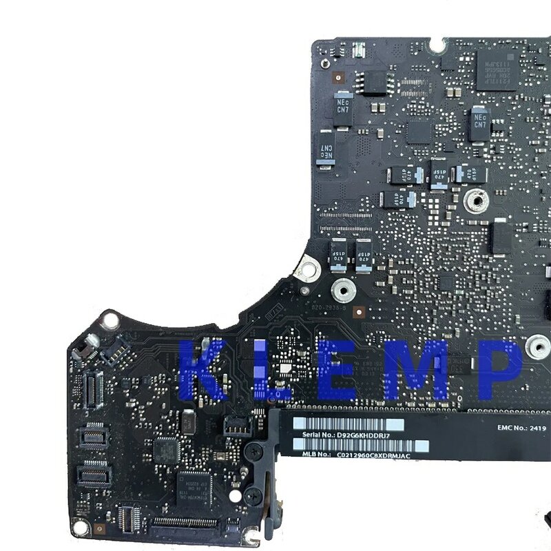 A1278 Motherboard Para MacBook Pro 13 "Placa Lógica Com I5 A1278 2.3GHz/I7 2.7GHz 820-2936-B 2011 MC700 MC724