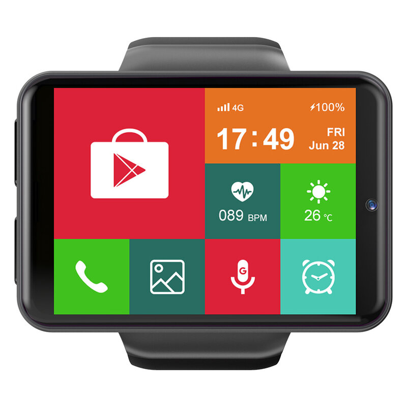S999 Smartwatch 2.88" 4G Smart Watch XXL Android 9.0 64GB Rom Bluetooth 13MP Dual Camera GPS WiFi Watch Wear Os Google 2300mAh