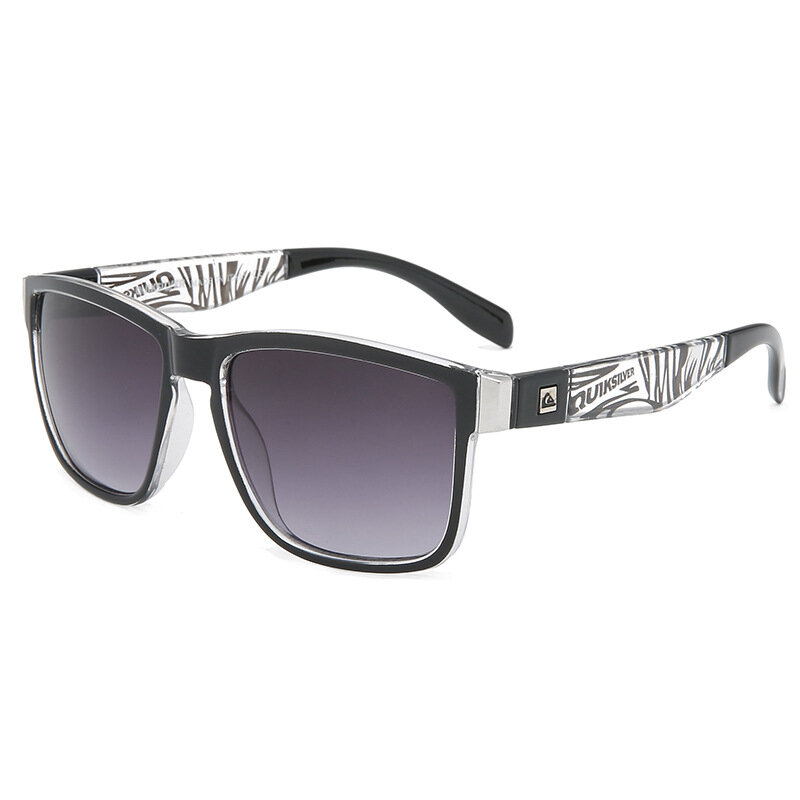 Солнцезащитные очки с квадратной оправой для мужчин и женщин, модные декоративные фотохромные солнечные очки в стиле ретро, для океана, пля...