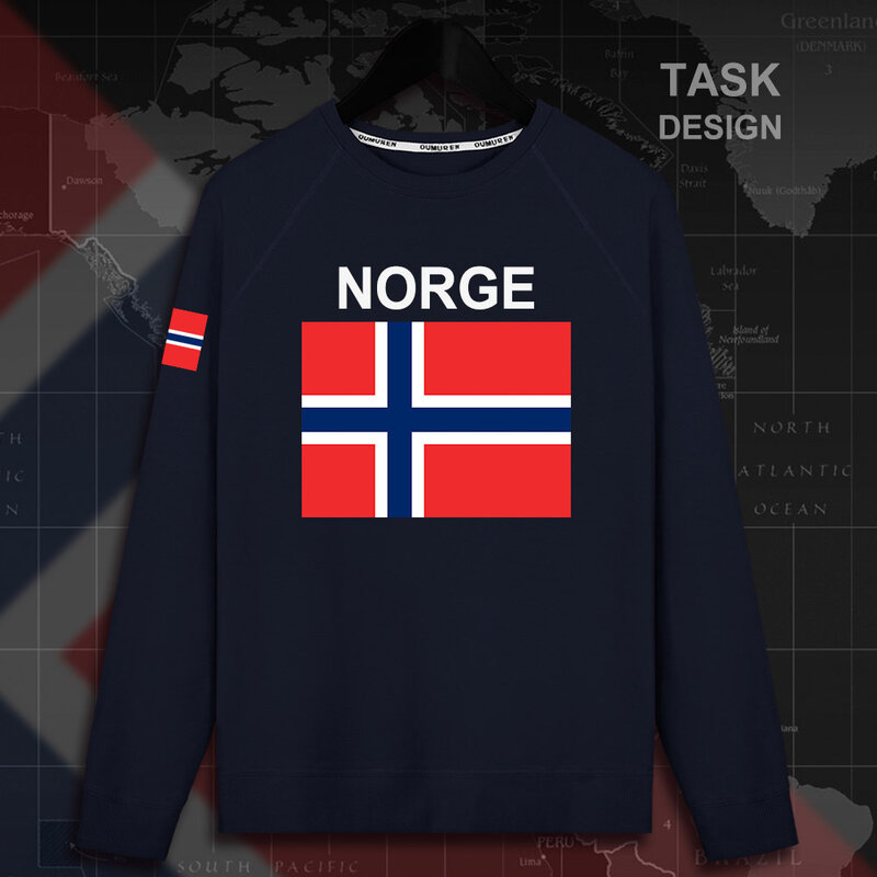 Norway-Sudadera con capucha para hombre, ropa de calle fina, estilo hip hop, Norway norgan, normalan, Nordmann NO, novedad, 02