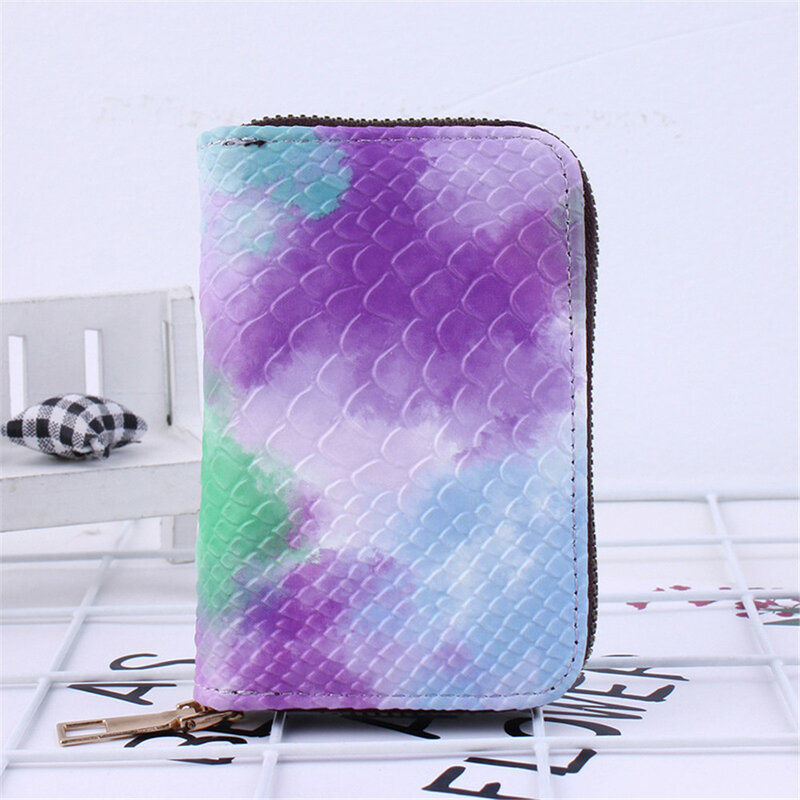 Exquisite Fashion Large Capacity Multi Card Holder Credit Card Wallet Bag Women Cute Zipper Credit Card Holder Coin Purse Case