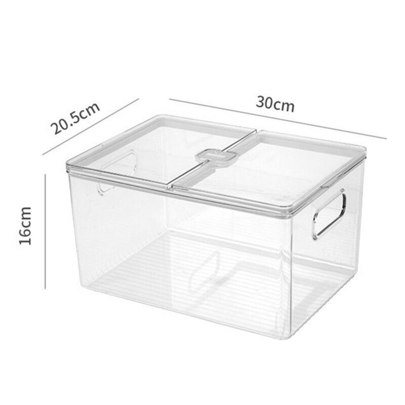 Lagerung Bin Container Küche Kühlschrank Transparente Organizer Bin Box Fach Kühlschrank Schublade Kühlschrank