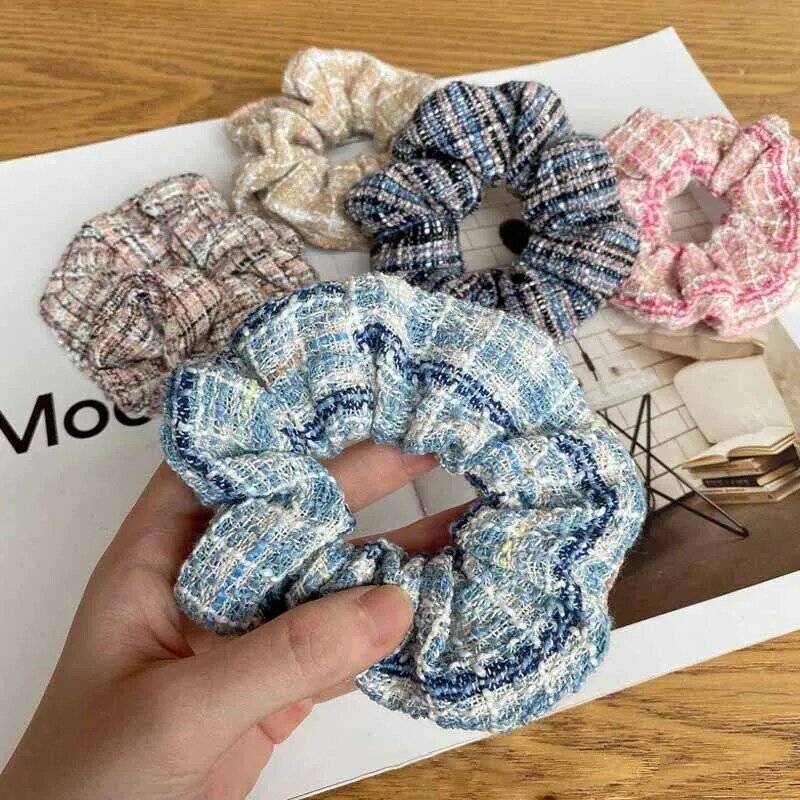 Mode Bunte Scrunchies Haar Seil Koreanische Haar Krawatten für Frauen Pferdeschwanz Süße Elastische Gummiband Haarband Haar Zubehör