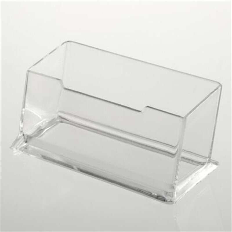 Boîte de rangement en plastique acrylique transparent, 1 pièce, étagère de bureau, présentoir de rangement, bureau Business