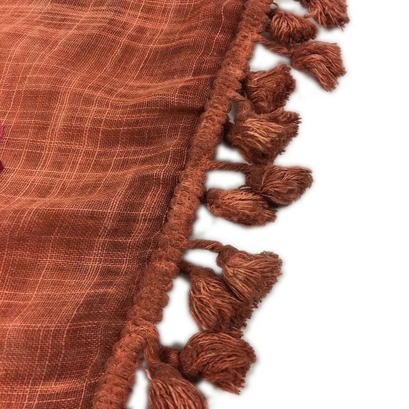 刺繍ビスコースショールスカーフをバンダナイスラム教徒ヒジャーブ高品質ヘッドラップ無地 180 センチメートル * 90 センチメートル