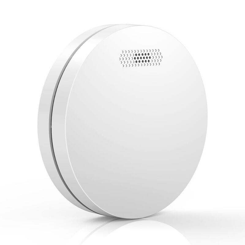 Detector de humo independiente y ultrafino, Sensor fotoeléctrico de seguridad para el hogar, alarma contra incendios con aprobación CE