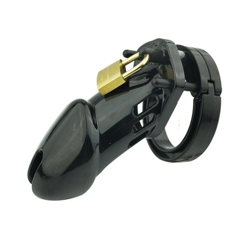 Pequeno/padrão masculino dispositivo de castidade galo gaiola com 5 anéis tamanho bronze bloqueio número de travamento tags sexo brinquedos para casais adultos